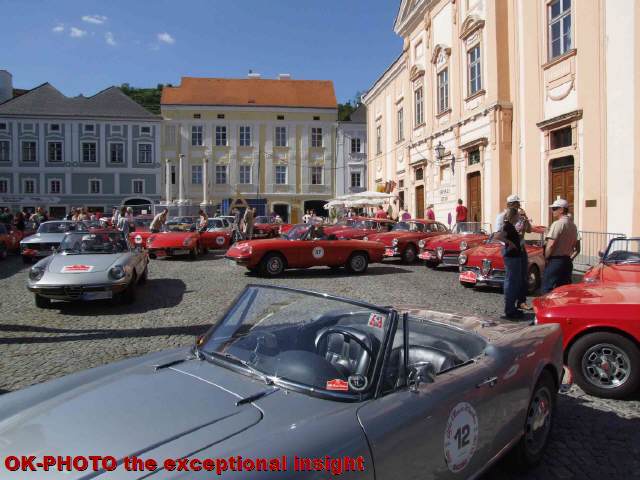 Alfa Classic Wachau - Zielankunft in Stein