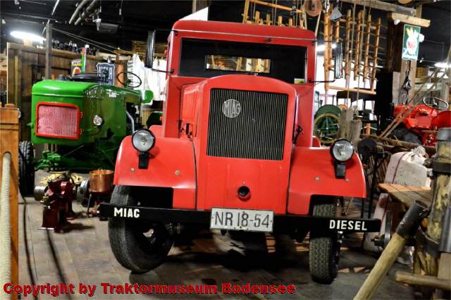 Blick in das Traktormuseum Bodensee